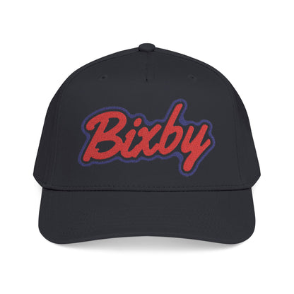 Bixby Spartans Retro Script Embroidered Mid-Profile Snapback Cap – Structured Ball Cap