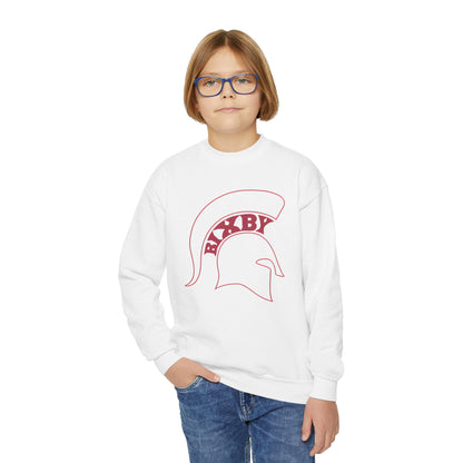 Youth Bixby Spartan Helmet Gildan Sweatshirt