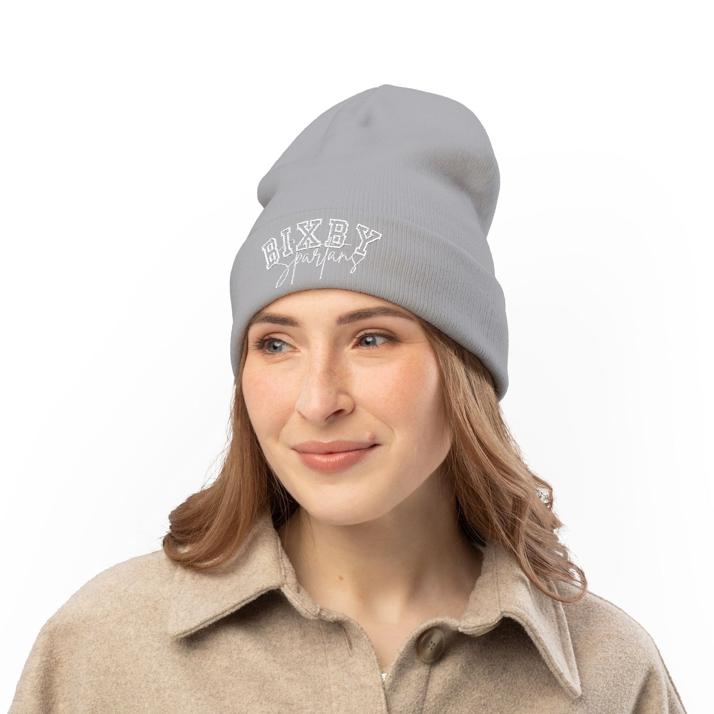 Embroidered Bixby Spartans Knit Beanie