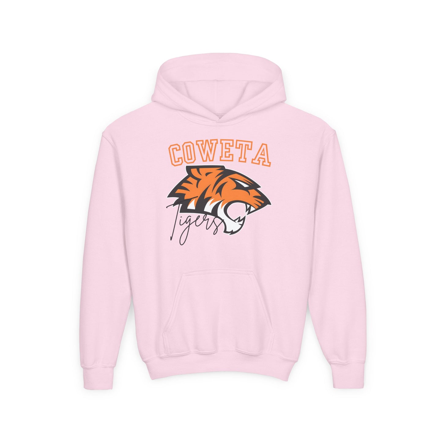 Coweta Tigers Youth Crewneck Gildan Hoodie
