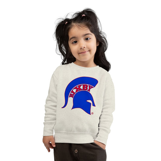 Bixby Spartan Blue Logo Toddler Rabbit Skins Sweatshirt