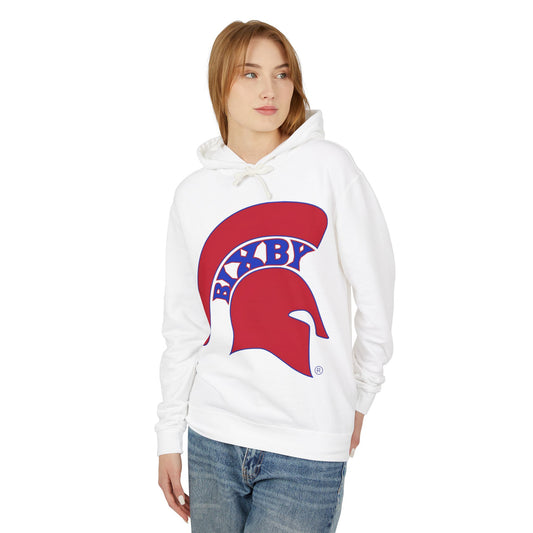 Bixby Spartan Red Logo Comfort Colors Hoodie