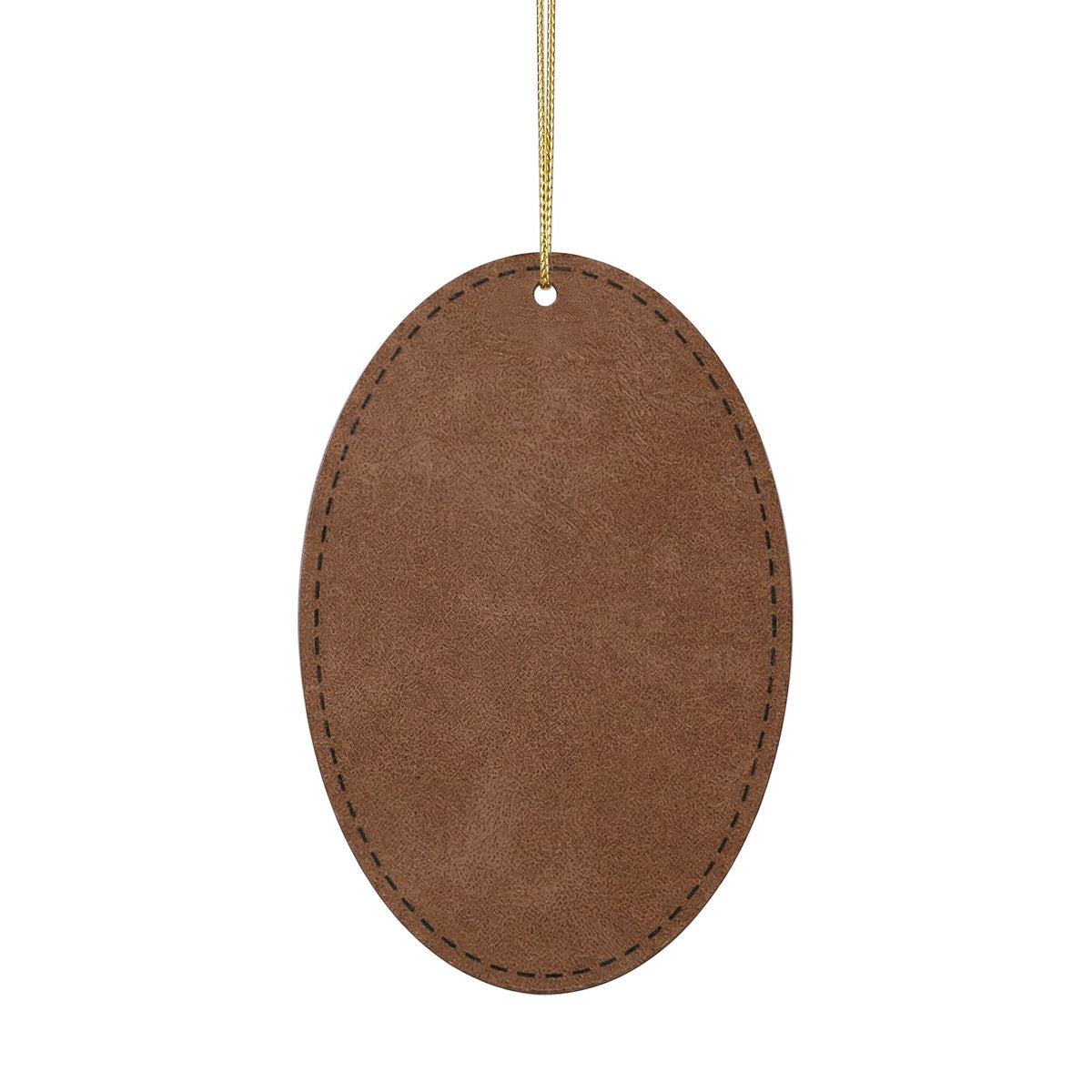 Bixby Garden Script Engraved Leatherette Ornament