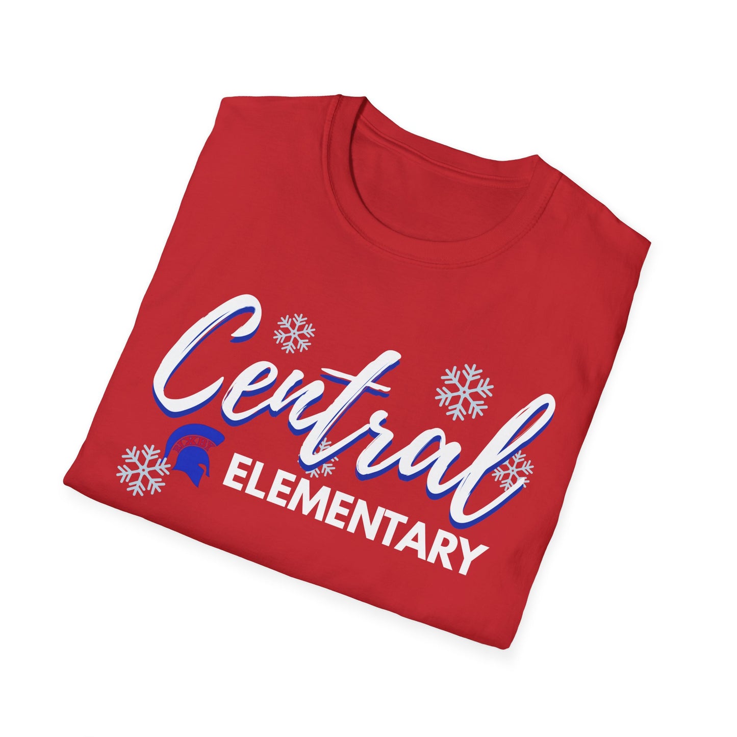 Bixby Spartan Central Elementary Snow Day Softstyle Tee