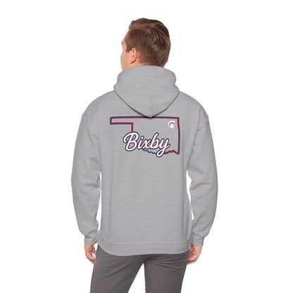 Bixby Spartans OK White Spartan Logo Hoodie
