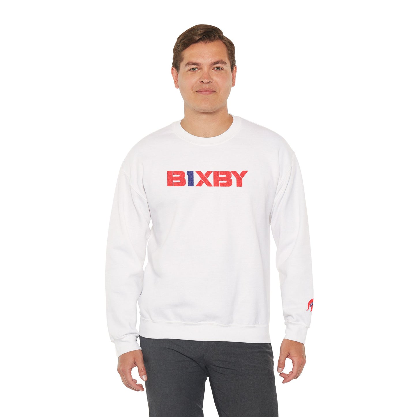B1XBY Undeniable Embroidered with Wrist Logo Gildan Sweatshirt