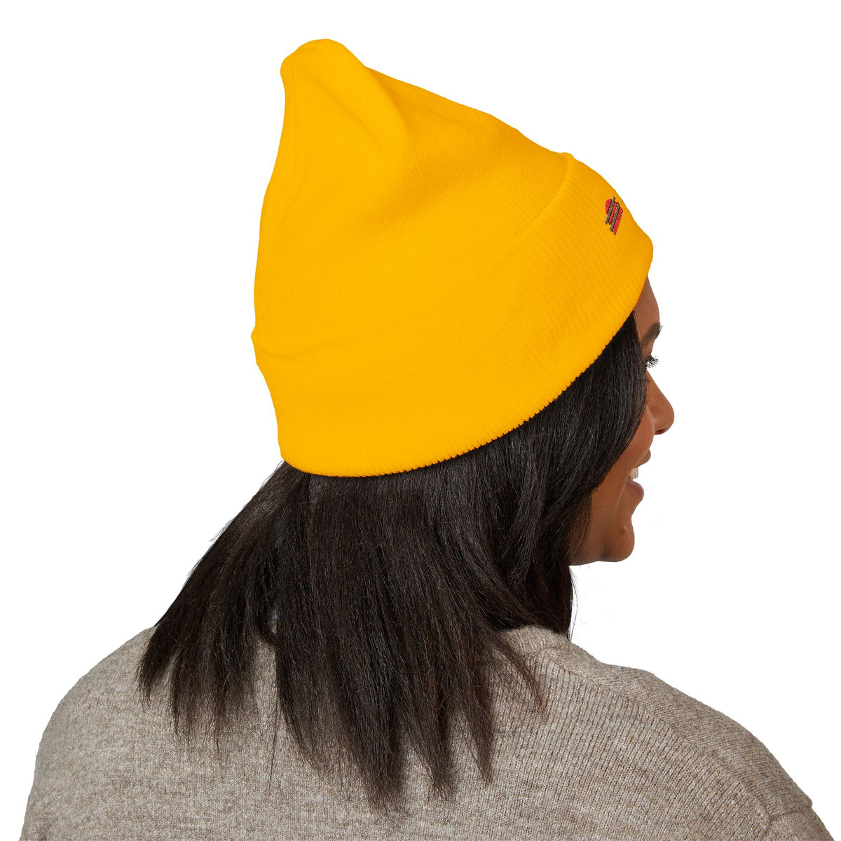 Bixby Retro Sunset Embroidered Cuffed Beanie