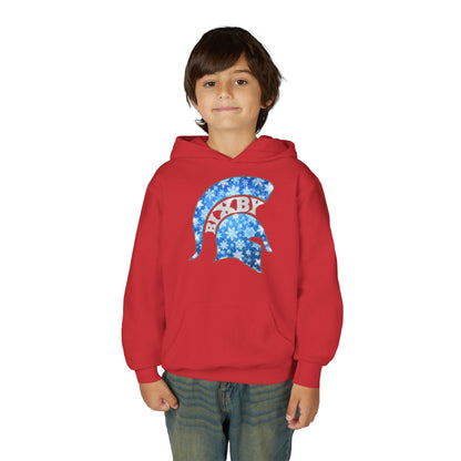 Bixby Spartan Winterfrost Youth Gildan Hoodie