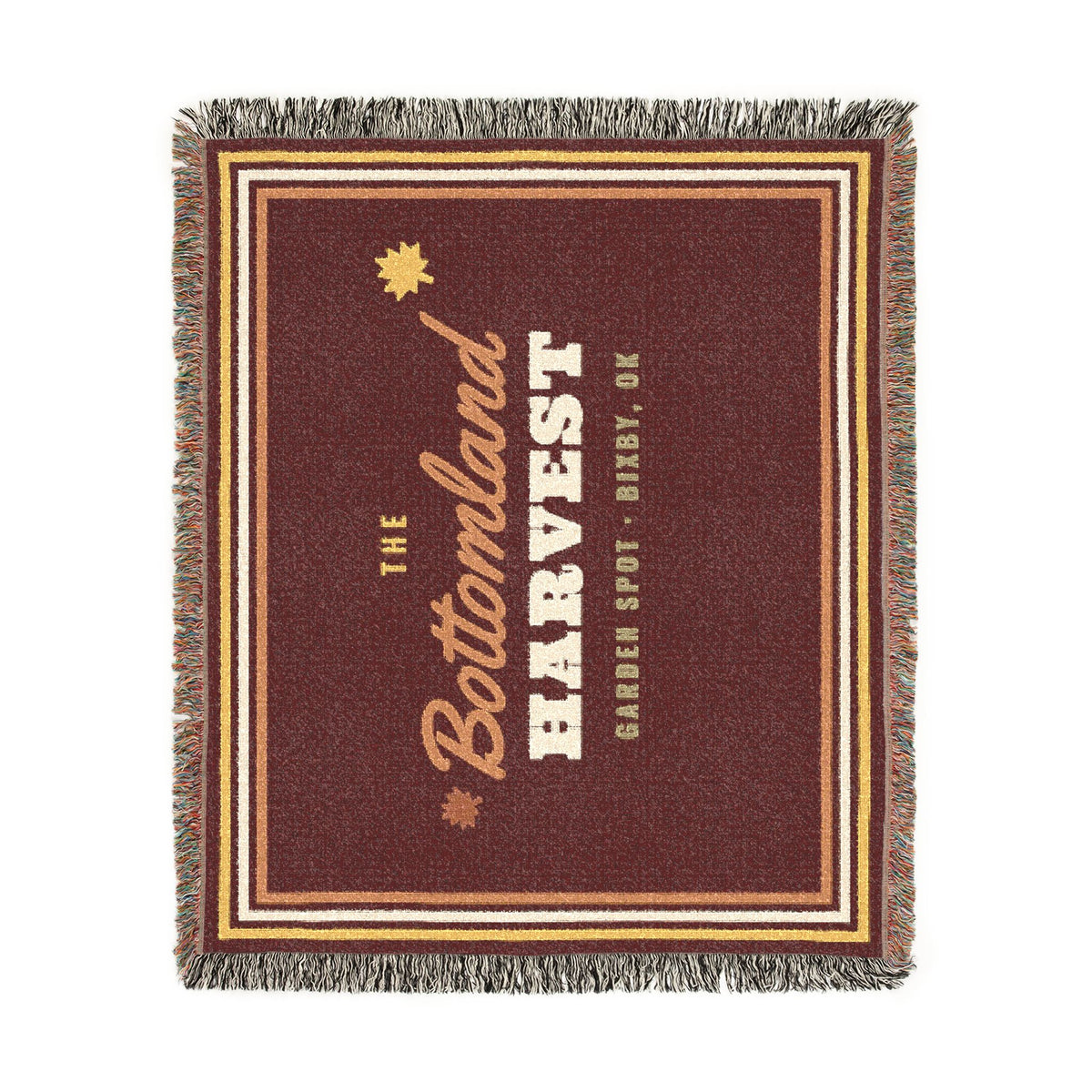 Bottomland Harvest Woven Throw Blanket