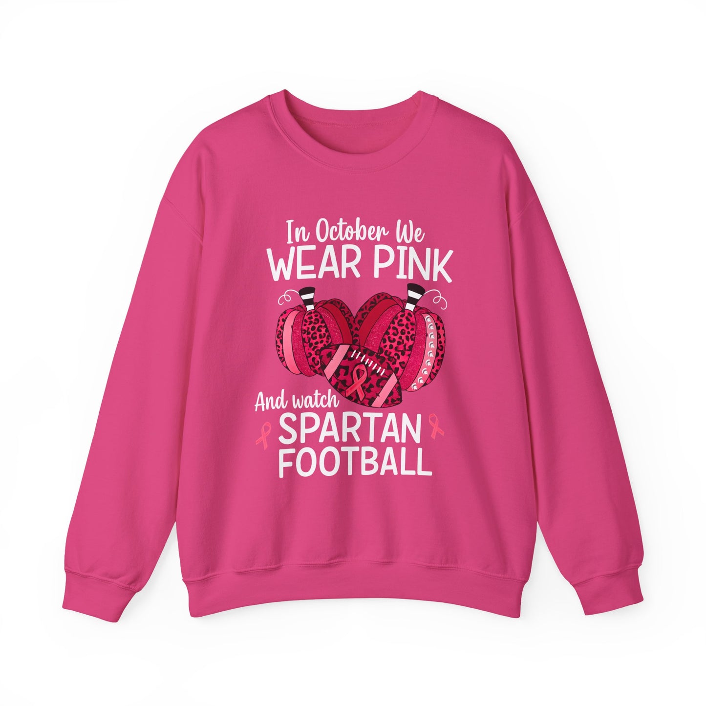 Wear Pink October Breast Cancer Awareness Gildan Sweatshirt