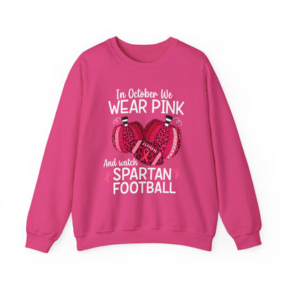 Wear Pink October Breast Cancer Awareness Gildan Sweatshirt