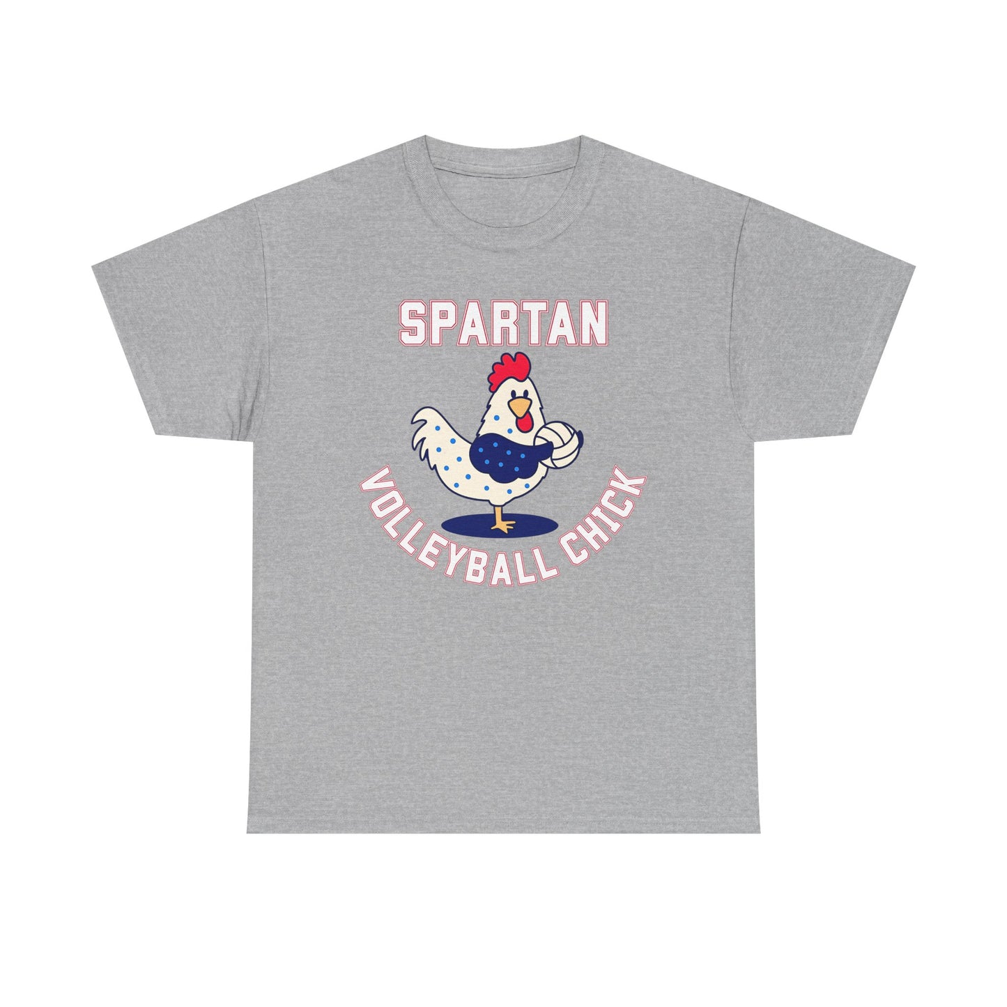 Bixby Spartan Volleyball Chick Gildan Tee