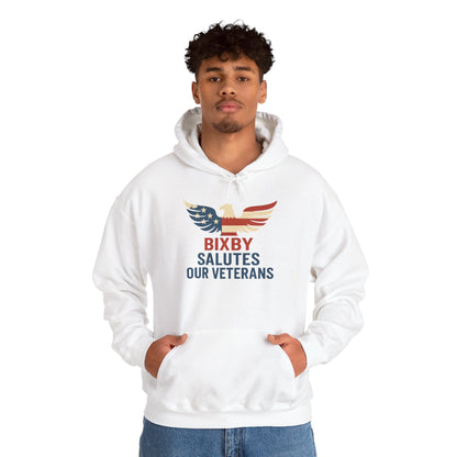 Bixby Salutes Our Veterans Gildan Hoodie