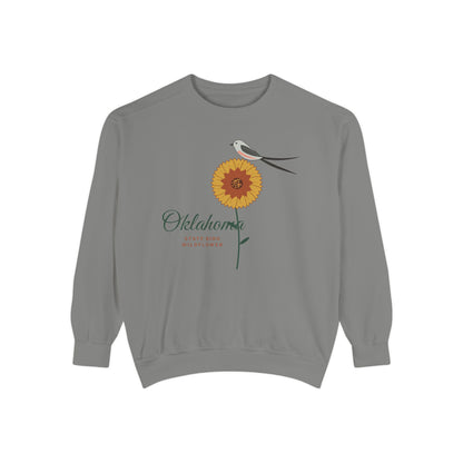 State Bird & Wildflower Oklahoma Crewneck Sweatshirt | Comfort Colors