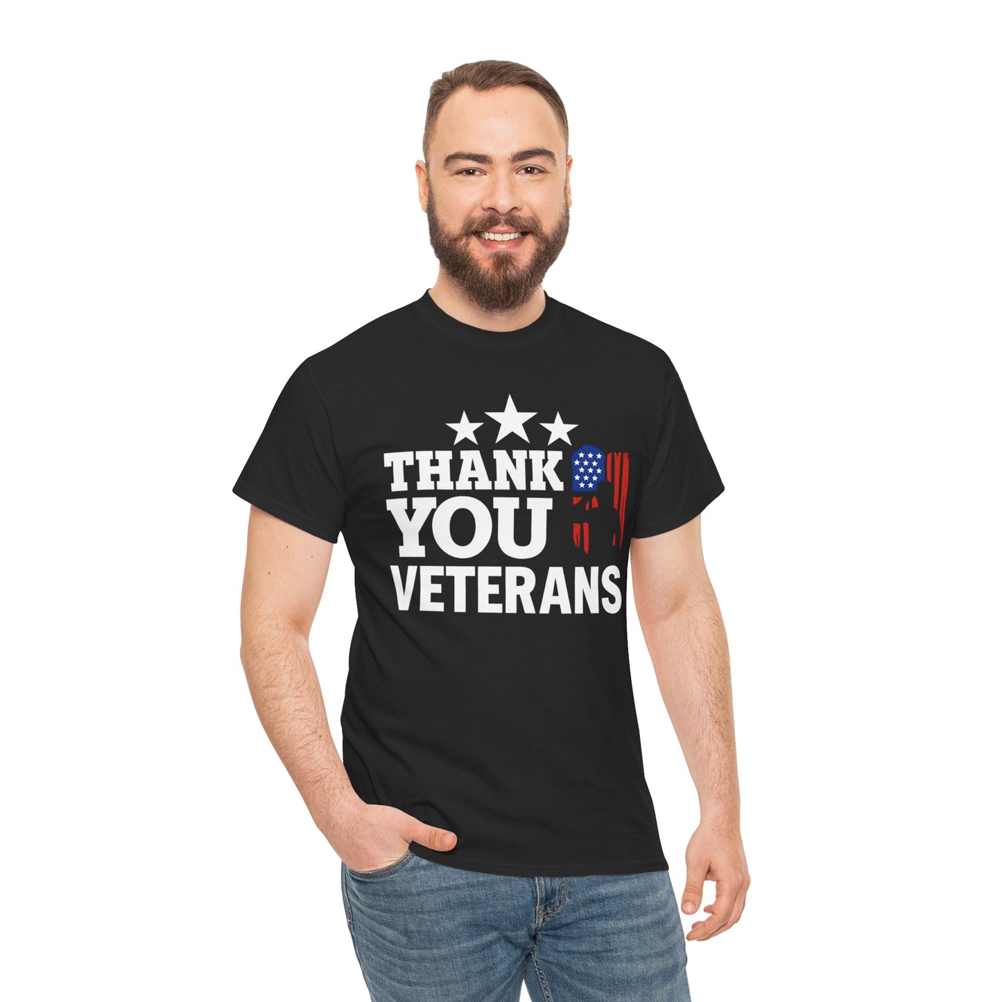 Thank You Veterans Military Appreciation Gildan Tee