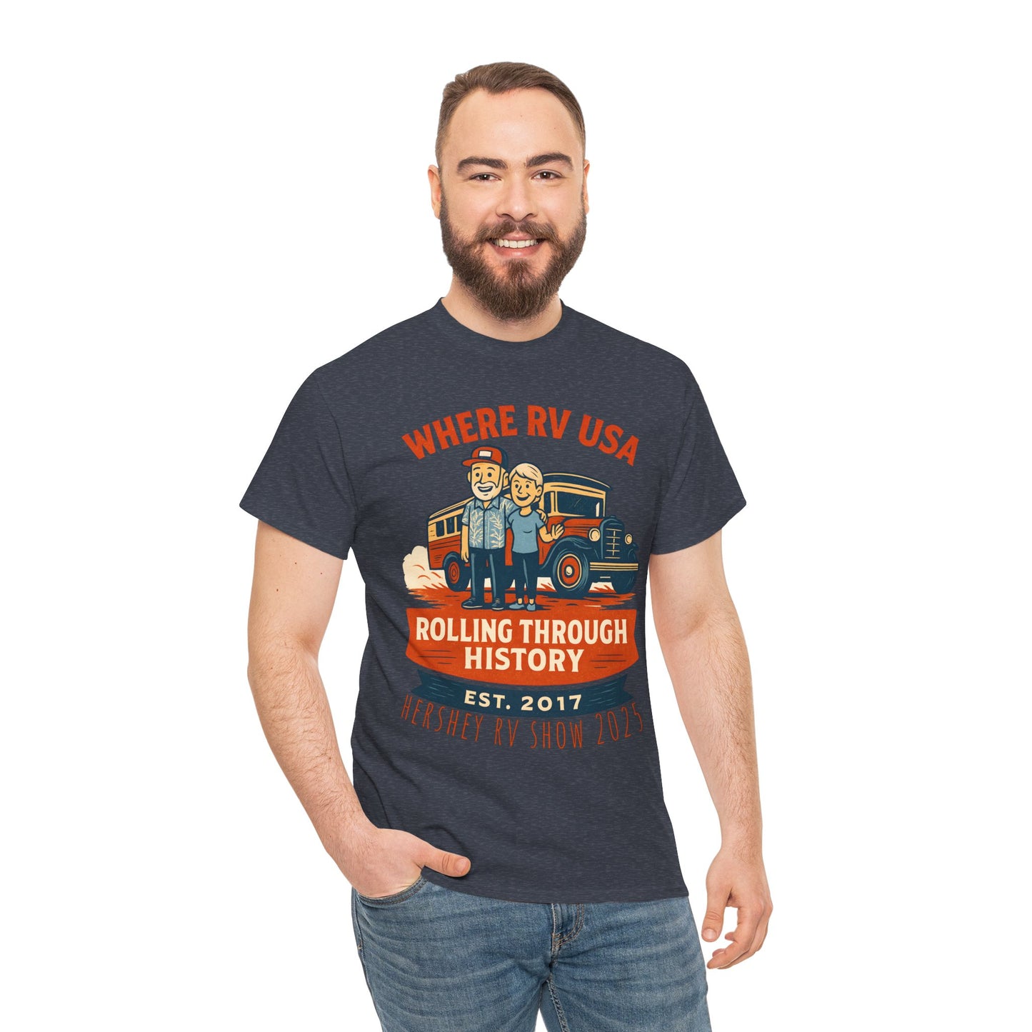Where RV USA Rolling Through History Limited Edition Tee