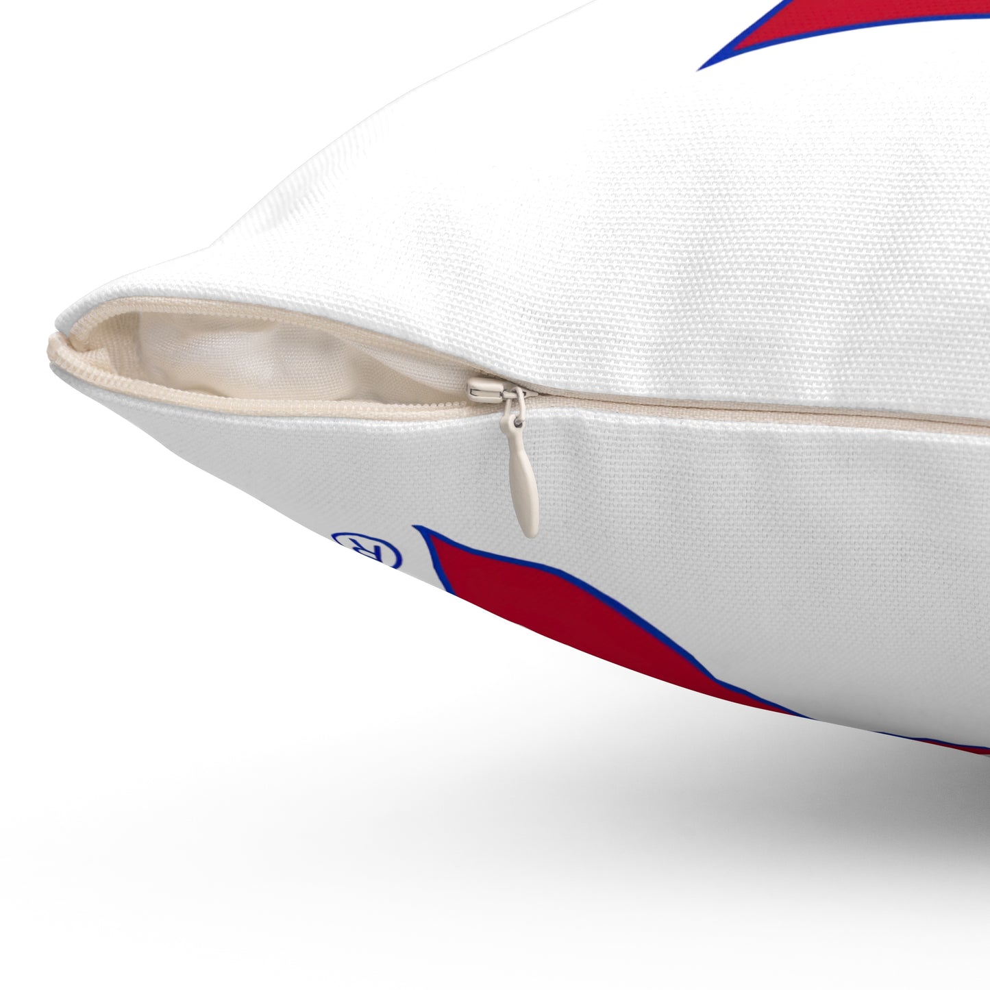 Bixby Spartans Red Logo Decorative Pillow