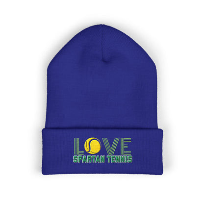 Bixby Spartan Tennis Embroidered Beanie