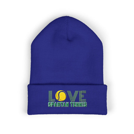 Bixby Spartan Tennis Embroidered Beanie