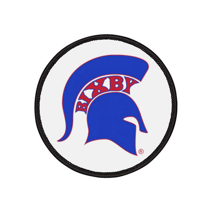 Spartan Blue Logo Iron On Patch