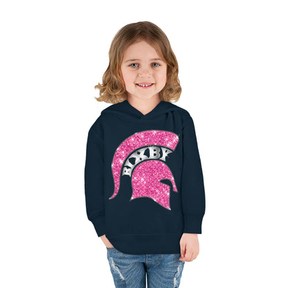Bixby Spartans Pink Bling Toddler Rabbit Skins Hoodie