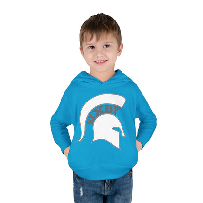 Bixby Spartans White Logo Toddler Rabbit Skins Hoodie