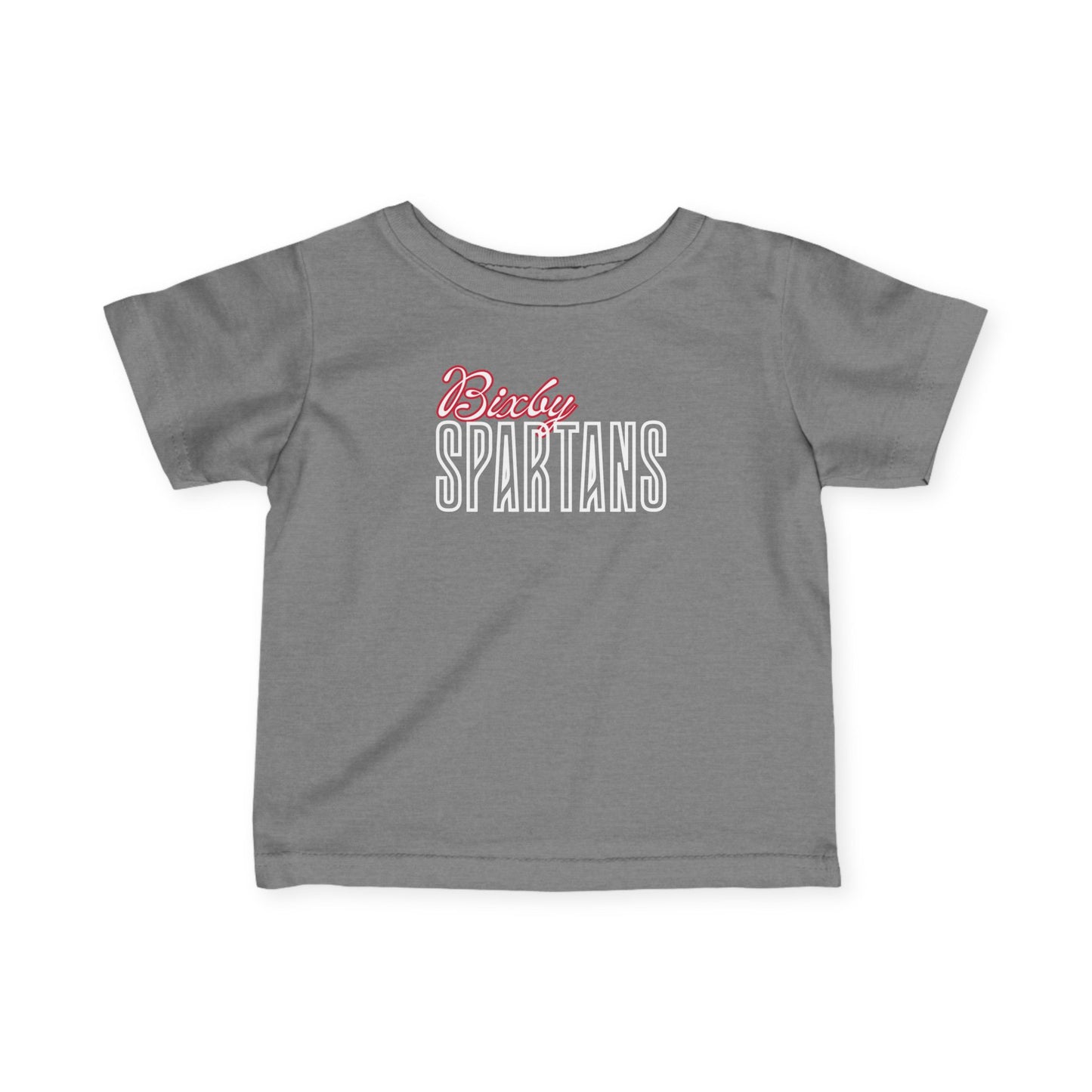 Bixby Spartans Cursive Infant Tee