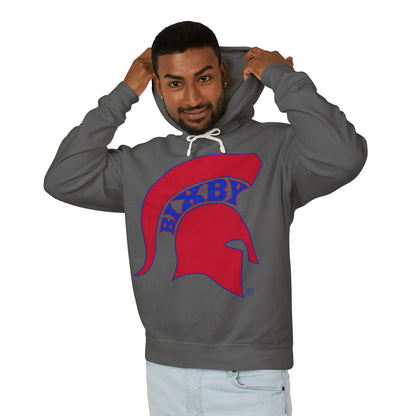 Bixby Spartan Red Logo Comfort Colors Hoodie