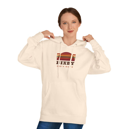 Retro Sunset Coordinates Hoodie