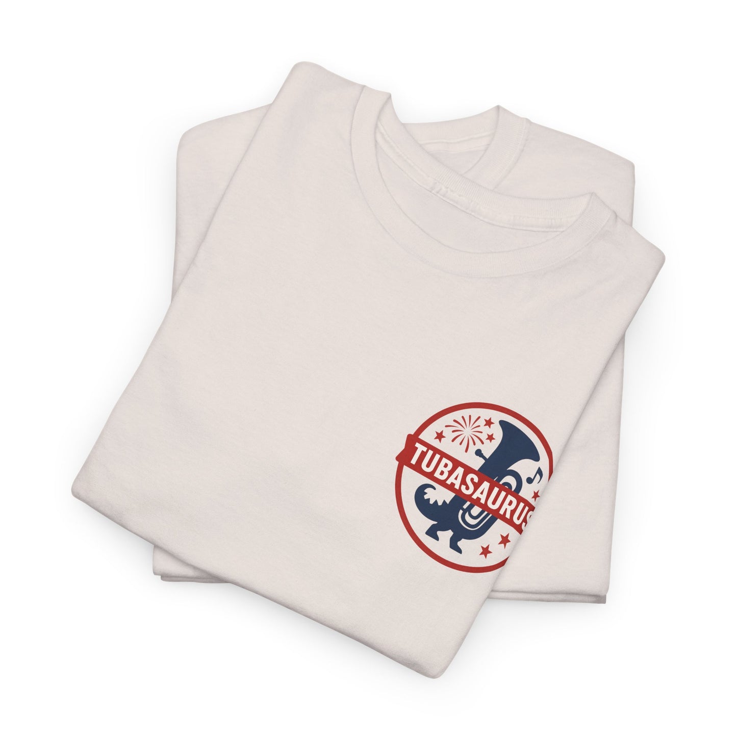 Tubasaurus Pride of Bixby Tuba Shirt with Sleeve Logo