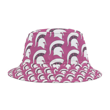 Spartan White Logo Bucket Hat