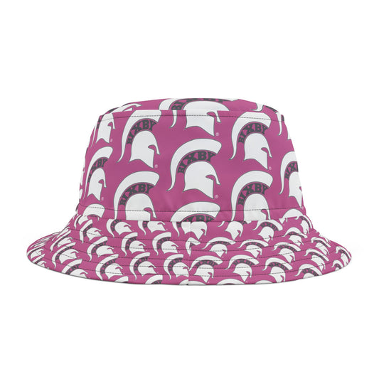 Spartan White Logo Bucket Hat