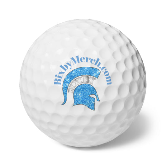 Spartan Blue Bling Golf Ball 6-Pack