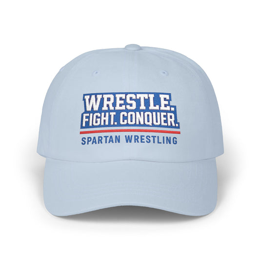 Spartan Wrestle. Fight. Conquer Classic Ballcap