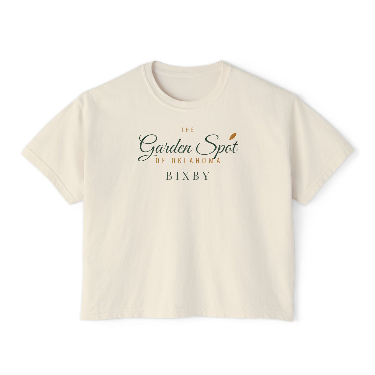 Garden Spot of Oklahoma Boxy Comfort Colors Tee