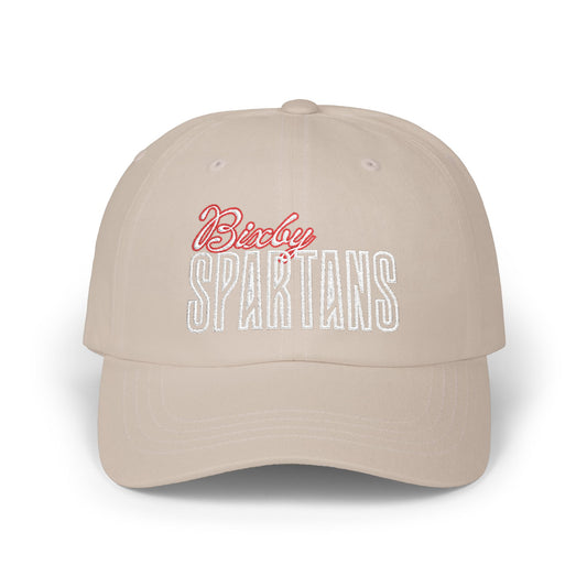 Bixby Spartans Cursive Embroidered Classic Ball Cap