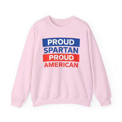 Proud Spartan Proud American Gildan Sweatshirt