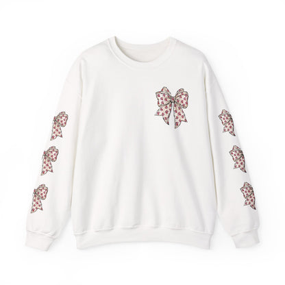 Spartan Bow Pattern Gildan Sweatshirt with Sleeve Print