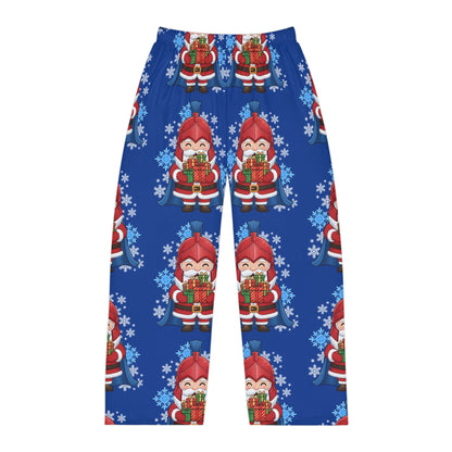 Spartan Santa Blue Men's Pajama Bottoms