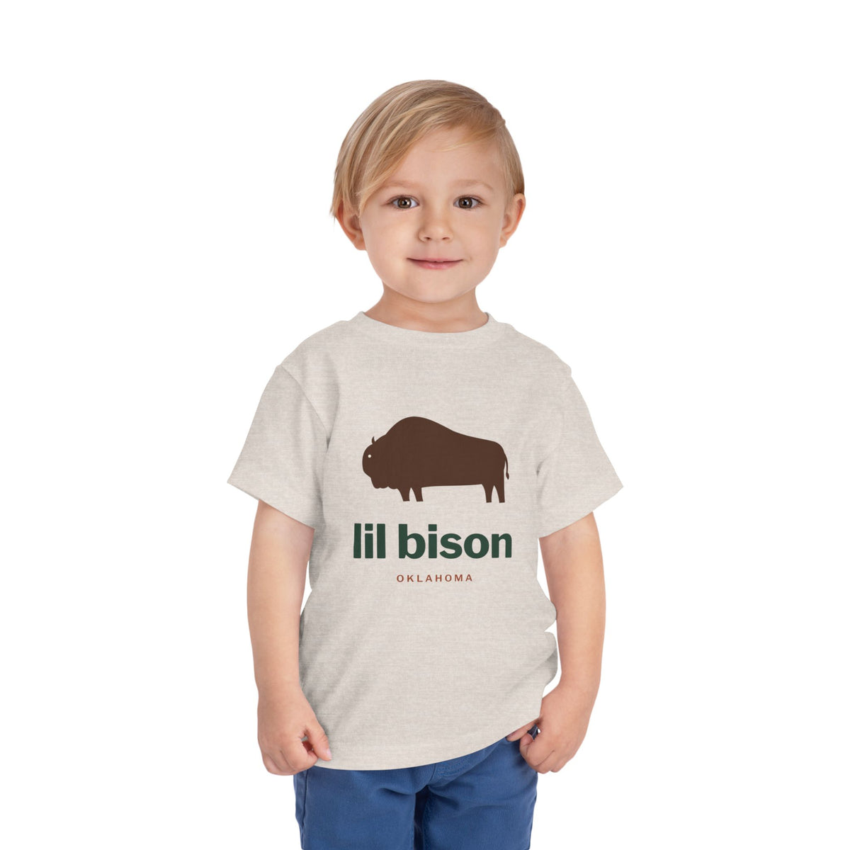 lil bison Oklahoma Toddler Tee