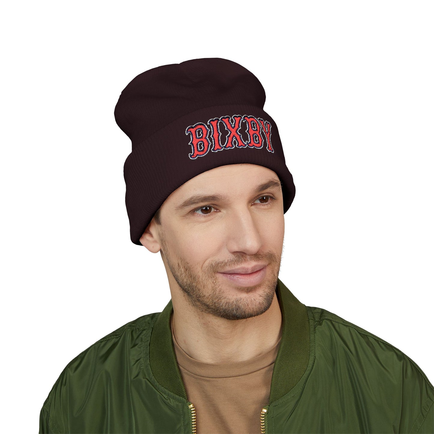 Bixby Embroidered Cuffed Cozy Beanie