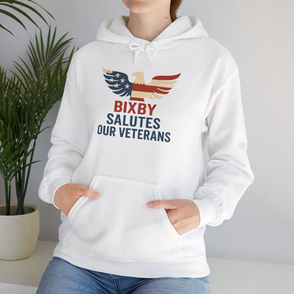 Bixby Salutes Our Veterans Gildan Hoodie
