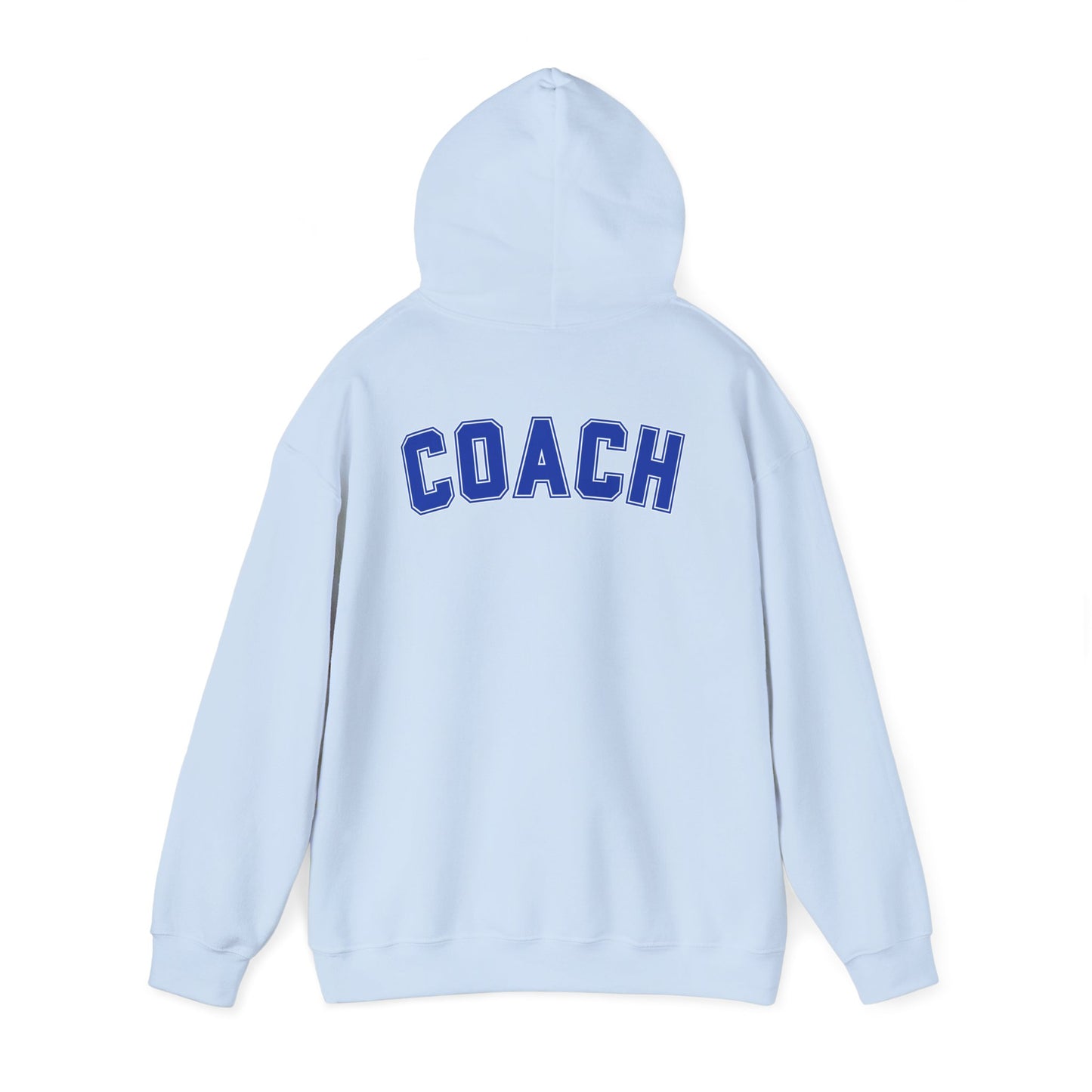 Bixby Spartans Basketball Gildan Hoodie with Back Coach Print