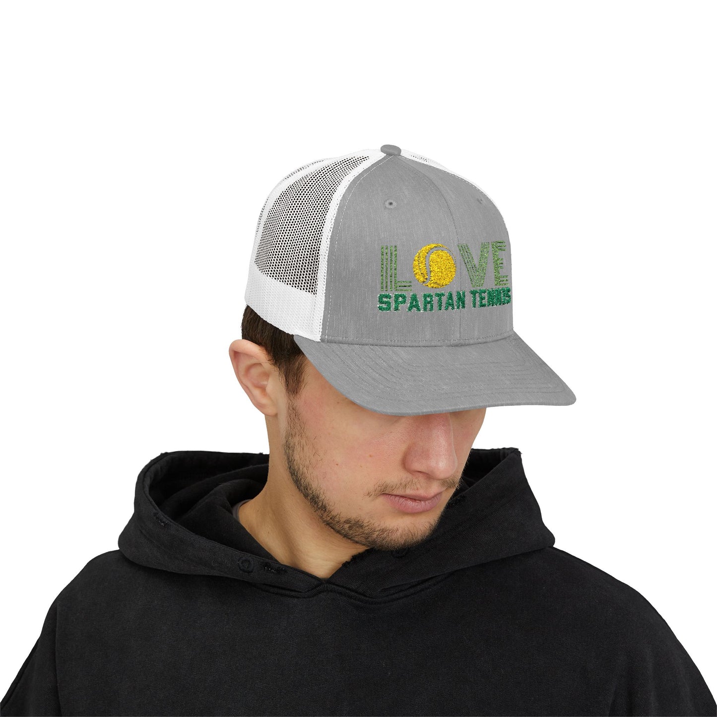 Bixby Spartan Tennis Embroidered Trucker Snapback