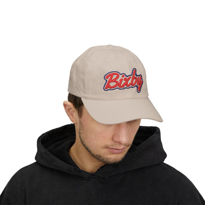 Bixby Spartans Retro Script Embroidered Dad Hat – Classic Adjustable Ball Cap