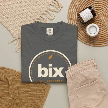 bix Stamp Bixby, Oklahoma Comfort Colors Tee