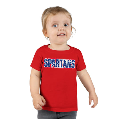 Spartans Patriotic Toddler Gildan Tee