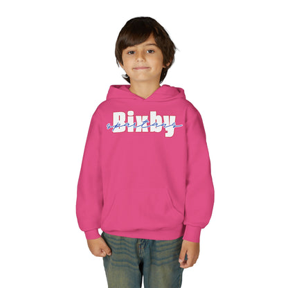 Bixby Spartans Cursive Gildan Hoodie