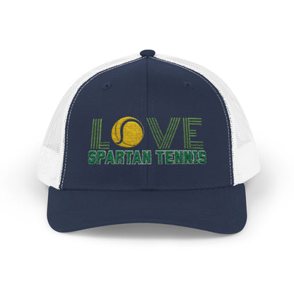 Bixby Spartan Tennis Embroidered Trucker Snapback