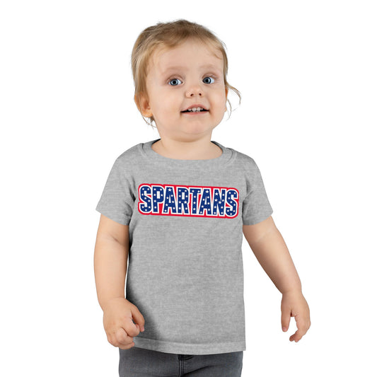 Spartans Patriotic Toddler Gildan Tee